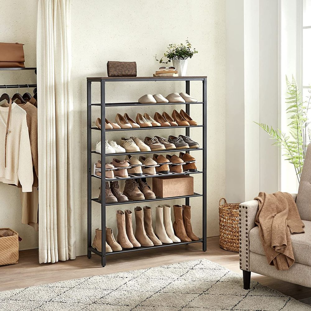 Industrial Shoe Rack | Multi-Tier Shoe Storage