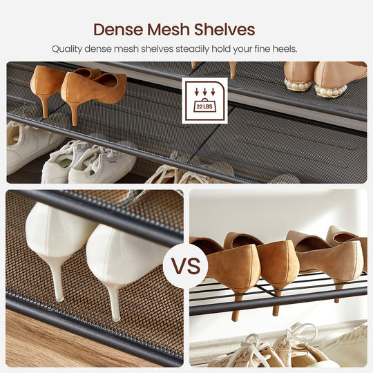 Industrial Shoe Rack | Multi-Tier Shoe Storage