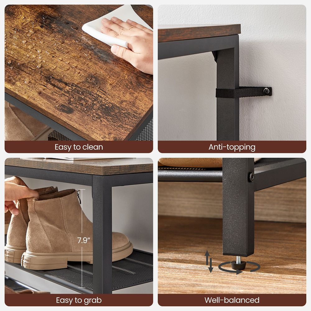 Industrial Shoe Rack | Multi-Tier Shoe Storage