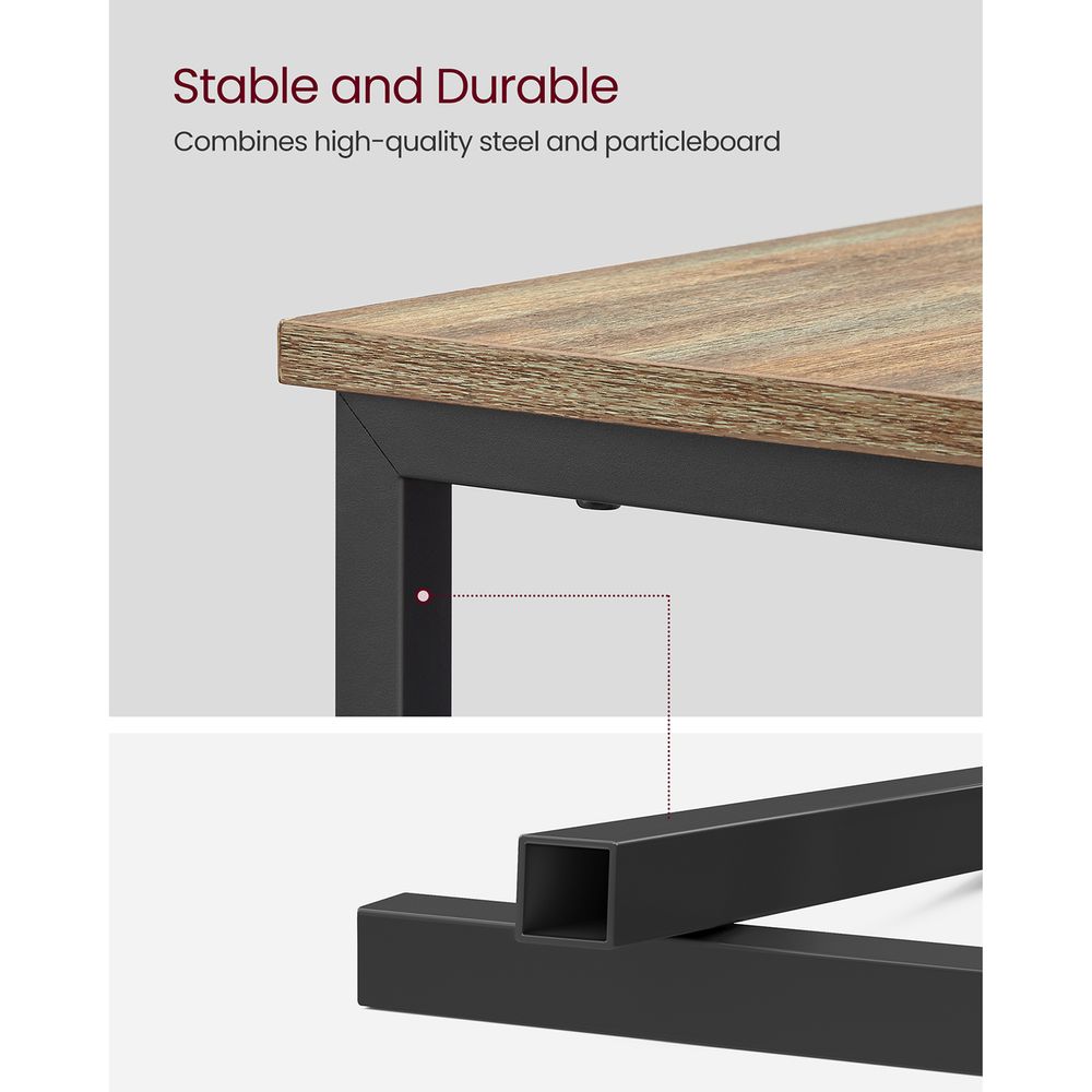 Narrow End Table With Charging Station | Two Drawers And Open Shelf