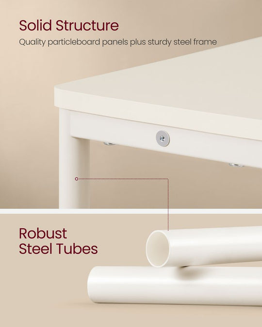 Narrow Side Table | 3-Tier Design With Charging Station