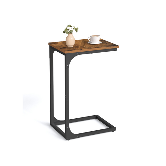 C-Shaped End Table | Slim Sofa and Bed Side Table