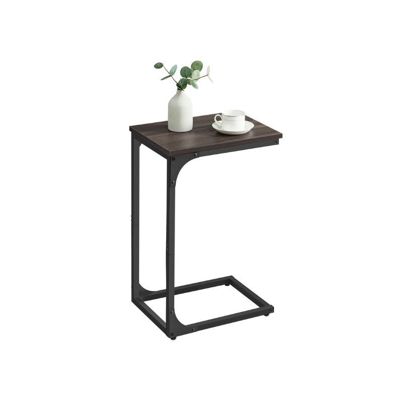 C-Shaped End Table | Slim Sofa and Bed Side Table