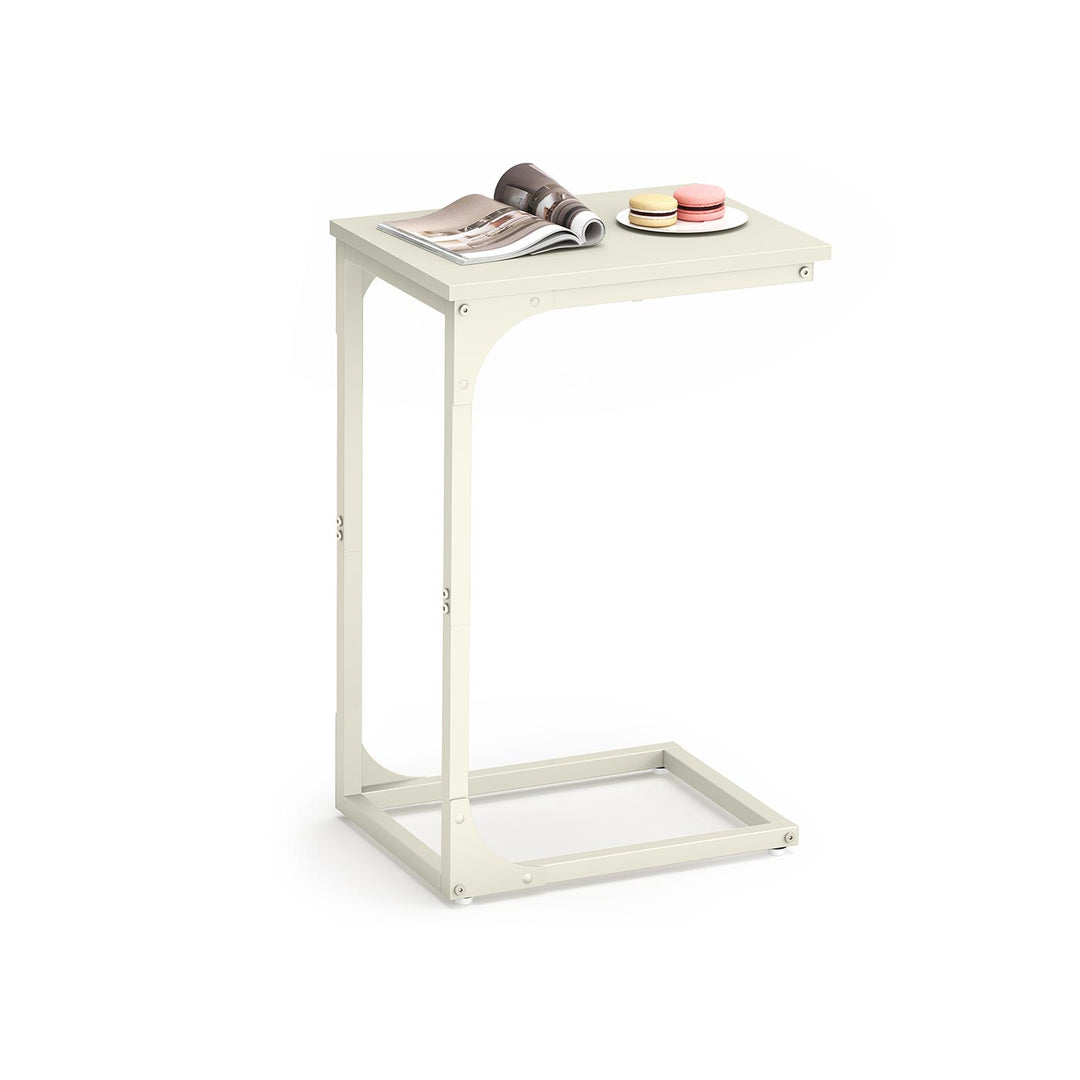 C-Shaped End Table | Slim Sofa and Bed Side Table