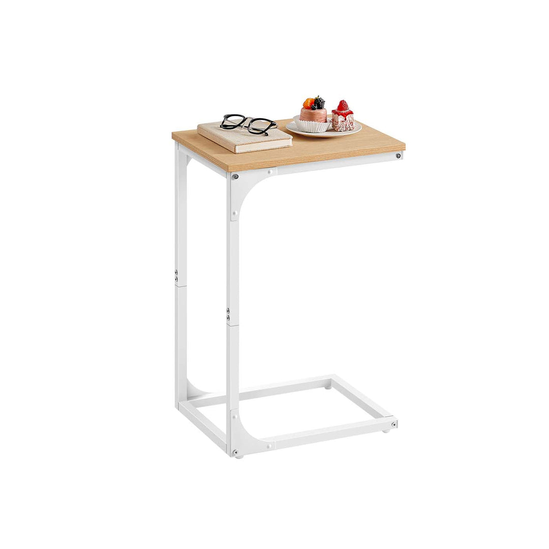 C-Shaped End Table | Slim Sofa and Bed Side Table