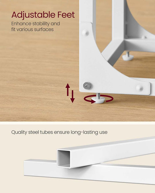 C-Shaped End Table | Slim Sofa and Bed Side Table