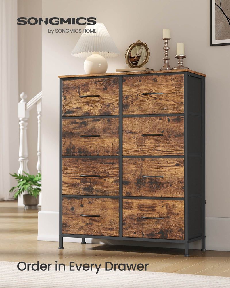 Bedroom Dresser | Multi-Drawer Storage Organizer TV Stand