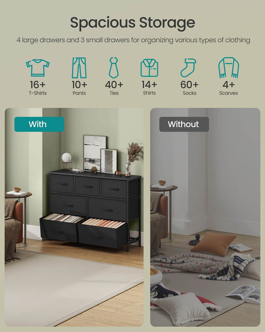 Bedroom Dresser | Multi-Drawer Storage Organizer TV Stand