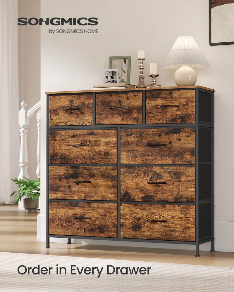 Bedroom Dresser | Multi-Drawer Storage Organizer TV Stand
