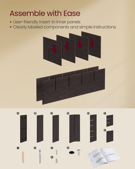 Cushioned Shoe Storage Bench | Fifteen Cubby Entryway Organizer