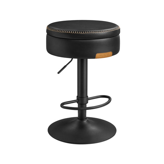 Swivel Bar Stool | Adjustable Height Seat With Hidden Storage