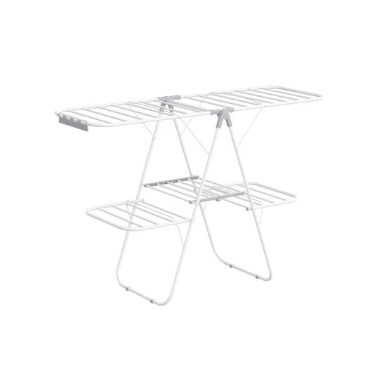 Foldable Clothes Drying Rack | 2-Level Rack With Adjustable Wings