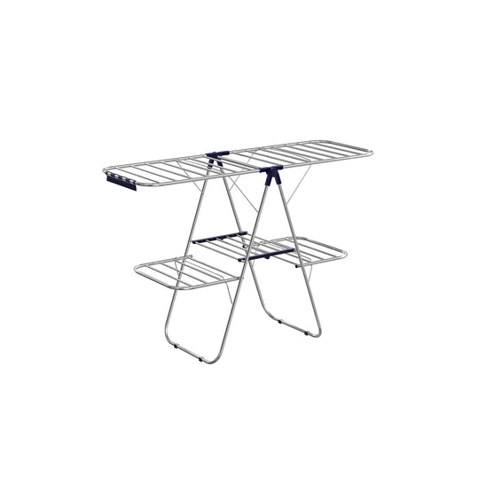 Foldable Clothes Drying Rack | 2-Level Rack With Adjustable Wings
