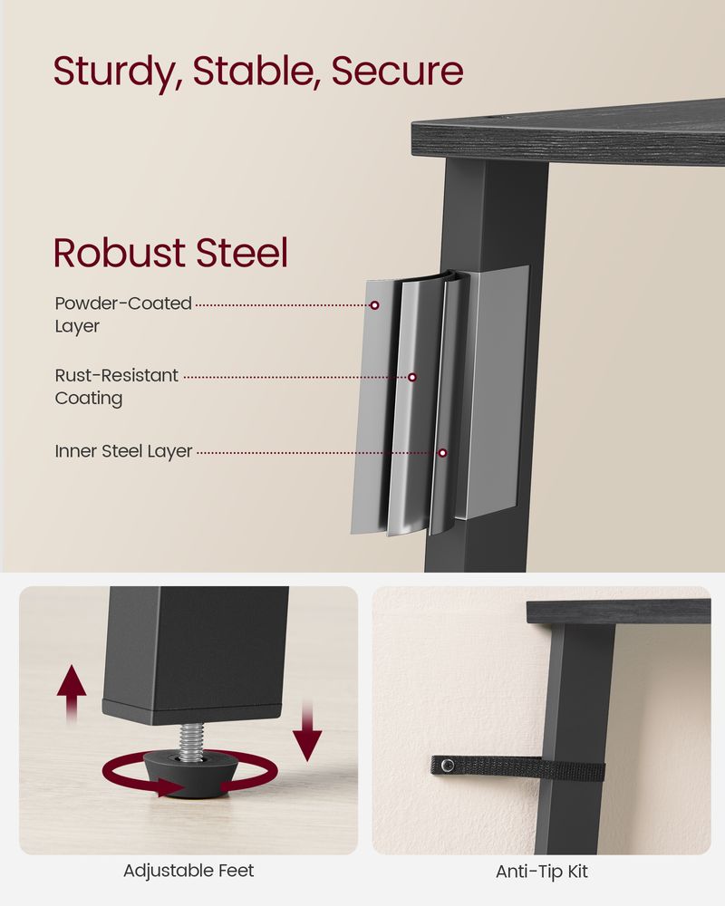 Corner Shelf Stand | 4-Tier Floor Storage Shelving