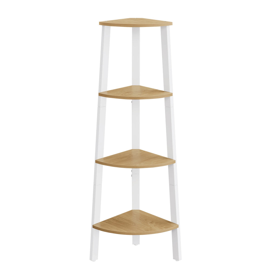 Corner Shelf Stand | 4-Tier Floor Storage Shelving