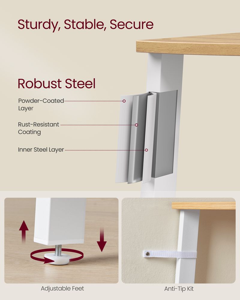 Corner Shelf Stand | 4-Tier Floor Storage Shelving
