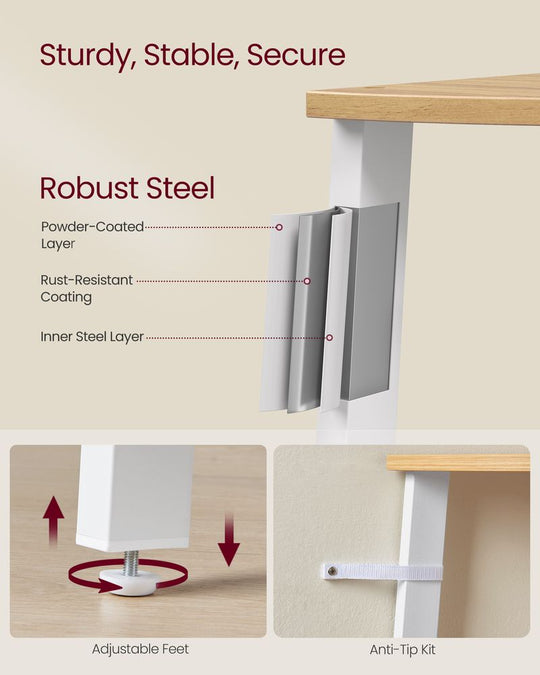 Corner Shelf Stand | 4-Tier Floor Storage Shelving