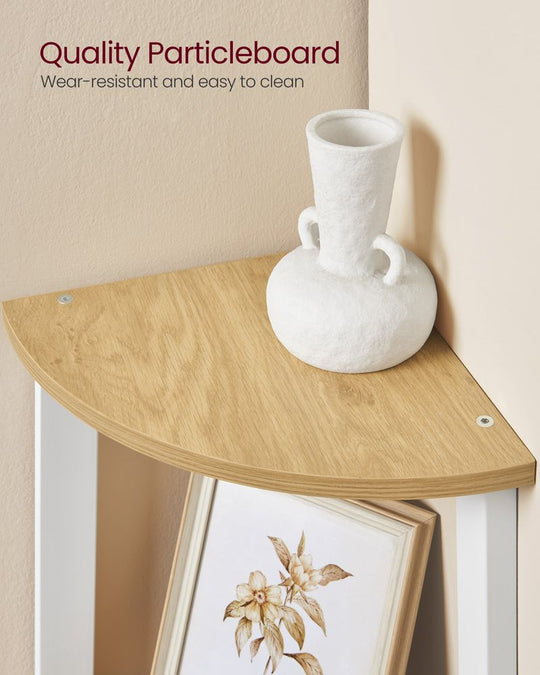 Corner Shelf Stand | 4-Tier Floor Storage Shelving