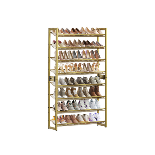 Eight Tier Shoe Rack | Metal Organizer For Large Collections