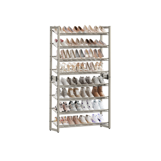 Eight Tier Shoe Rack | Metal Organizer For Large Collections