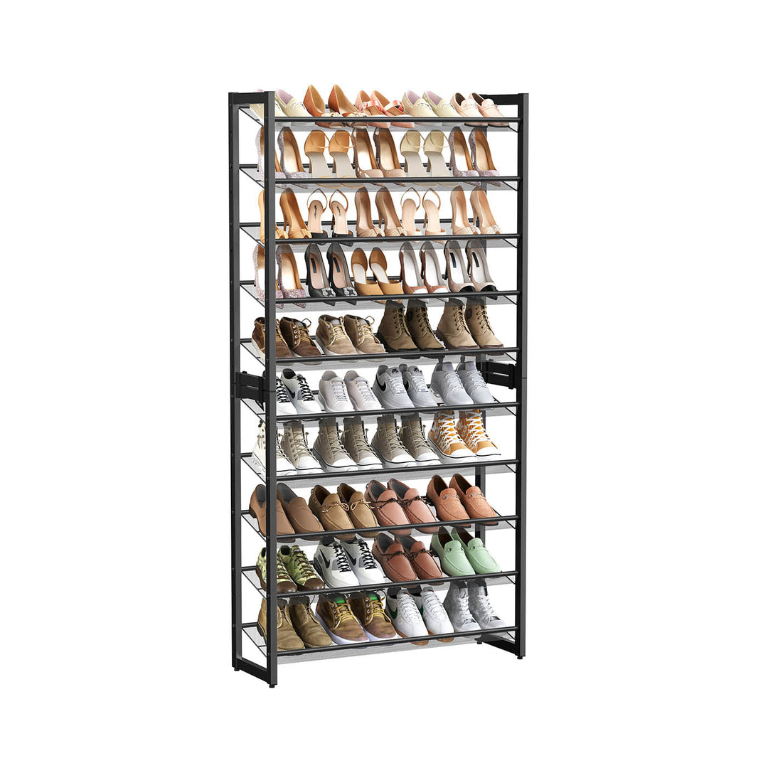 Eight Tier Shoe Rack | Metal Organizer For Large Collections