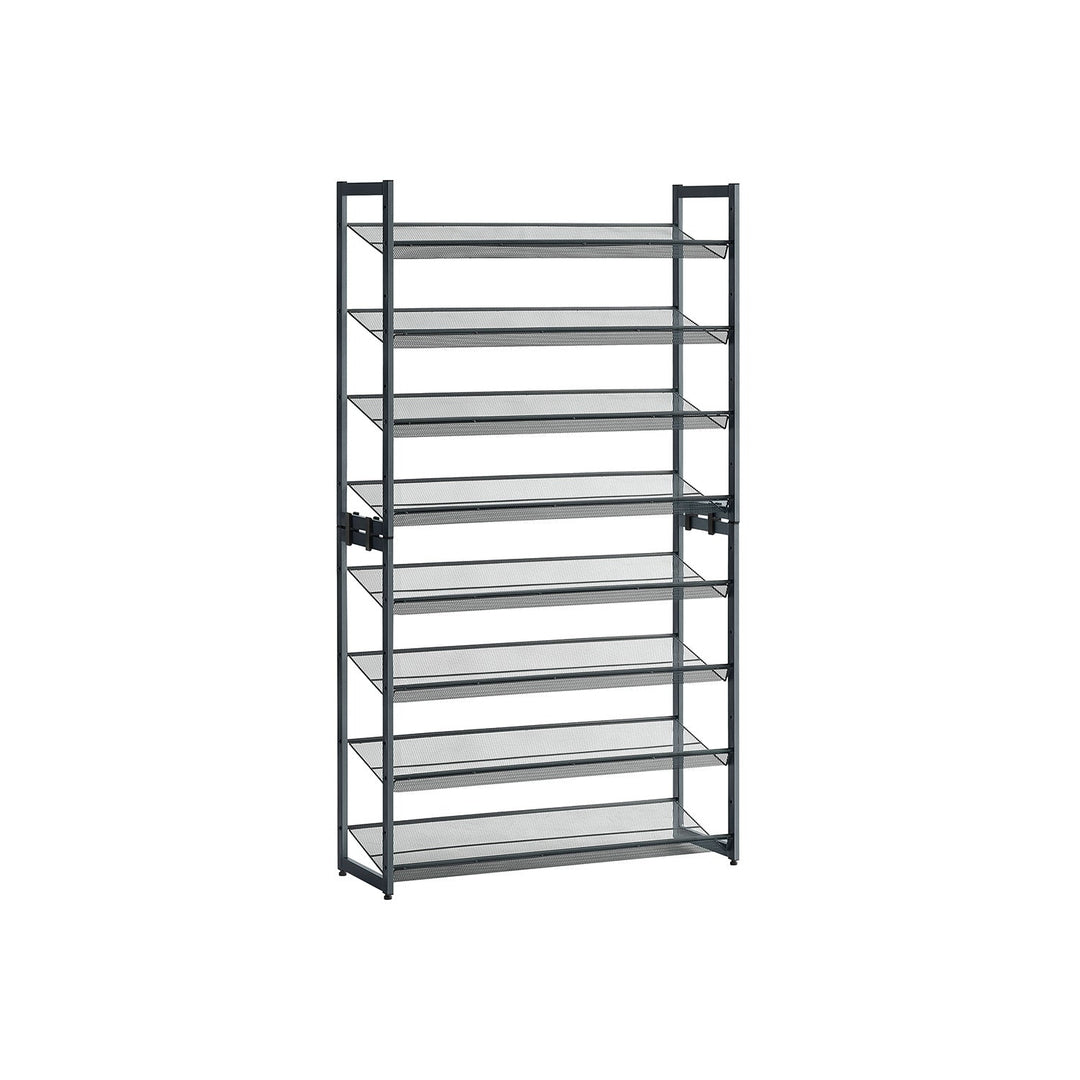 Eight Tier Shoe Rack | Metal Organizer For Large Collections