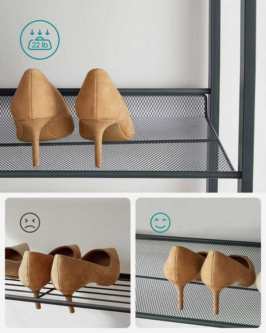 Eight Tier Shoe Rack | Metal Organizer For Large Collections