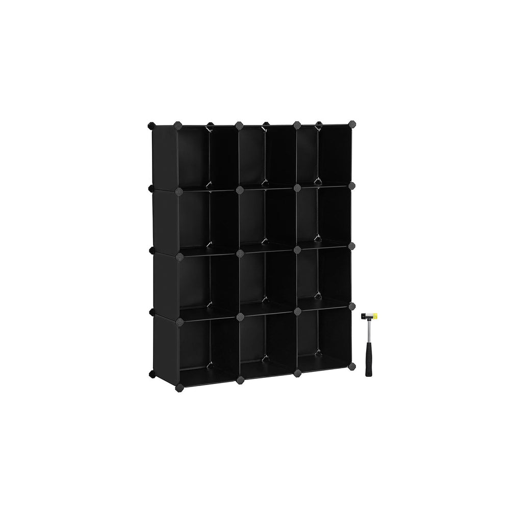 Modular Cube Storage Organizer | DIY Plastic Shelving Unit