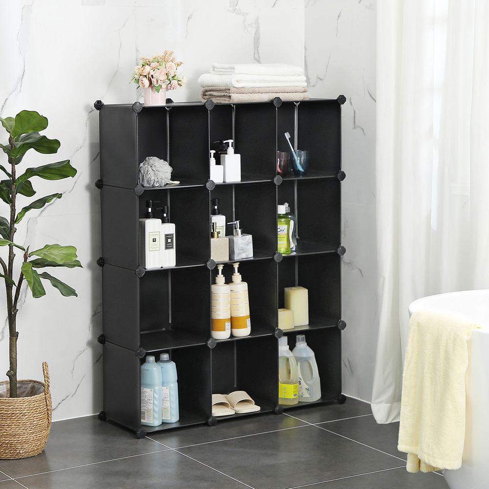 Modular Cube Storage Organizer | DIY Plastic Shelving Unit