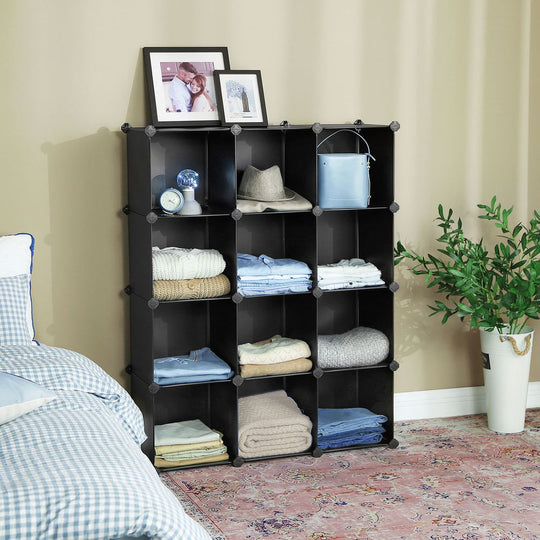 Modular Cube Storage Organizer | DIY Plastic Shelving Unit