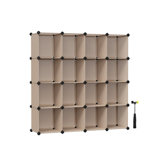 Modular Cube Storage Organizer | DIY Plastic Shelving Unit