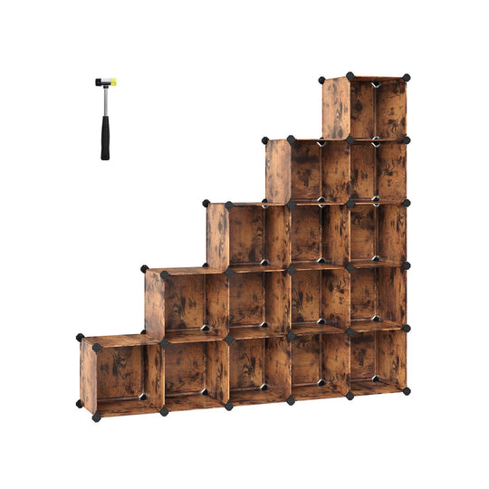 Modular Cube Storage Organizer | DIY Plastic Shelving Unit