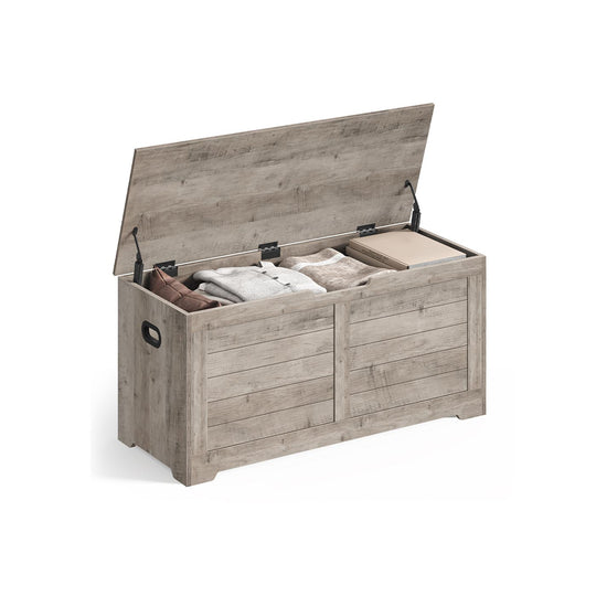 Storage Chest Bench | Multi-Purpose Lid Storage With Safety Hinges