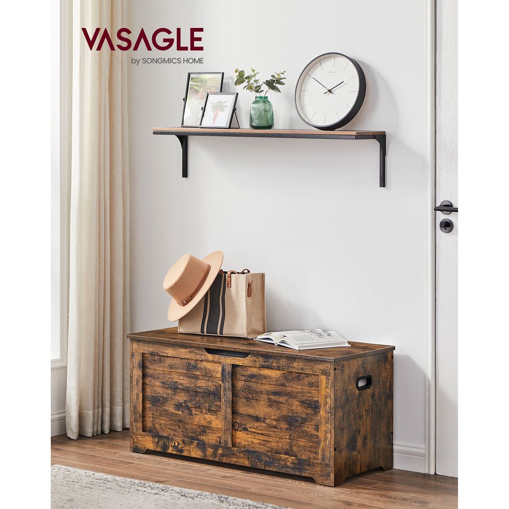 Storage Chest Bench | Multi-Purpose Lid Storage With Safety Hinges
