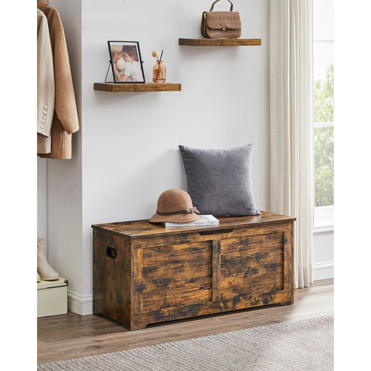 Storage Chest Bench | Multi-Purpose Lid Storage With Safety Hinges