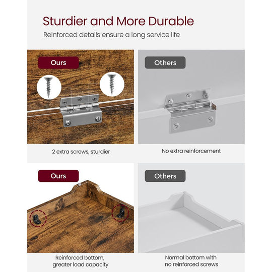 Storage Chest Bench | Multi-Purpose Lid Storage With Safety Hinges