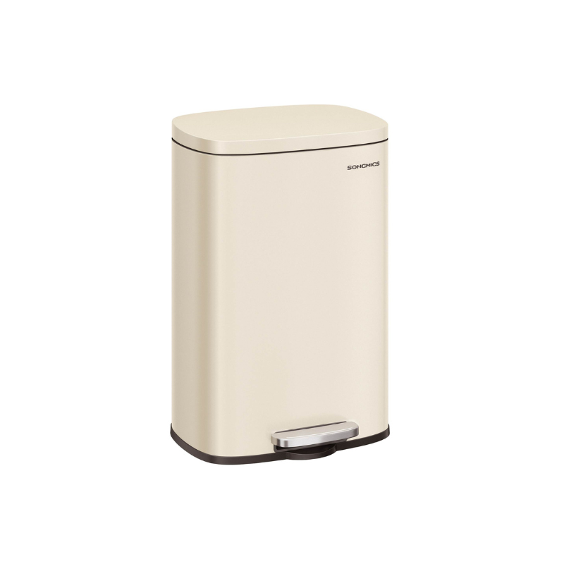 Step Pedal Trash Can | Quiet Close Lid For Kitchens