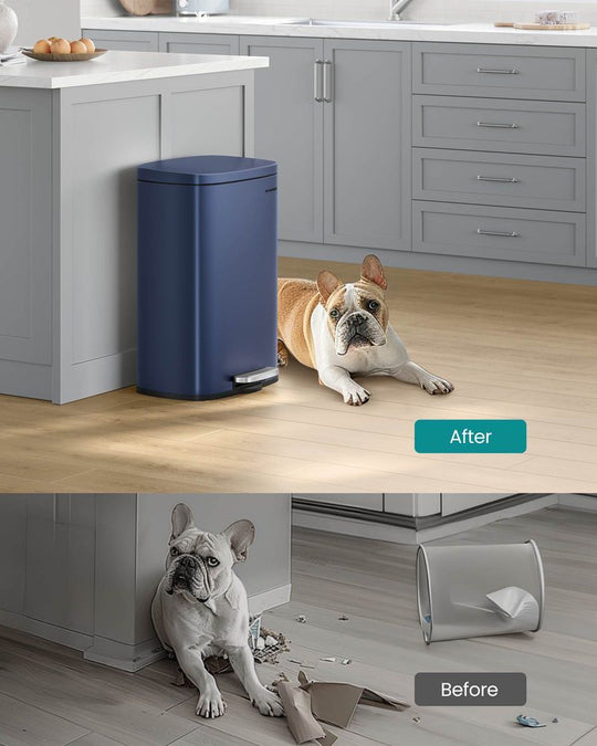 Step Pedal Trash Can | Quiet Close Lid For Kitchens