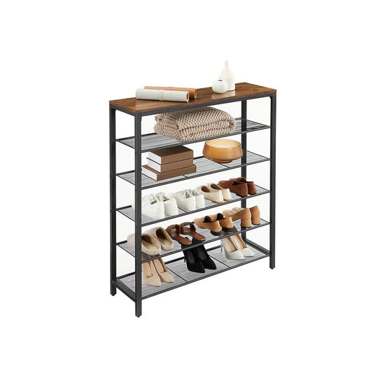 Industrial Shoe Rack | Multi-Tier Shoe Storage