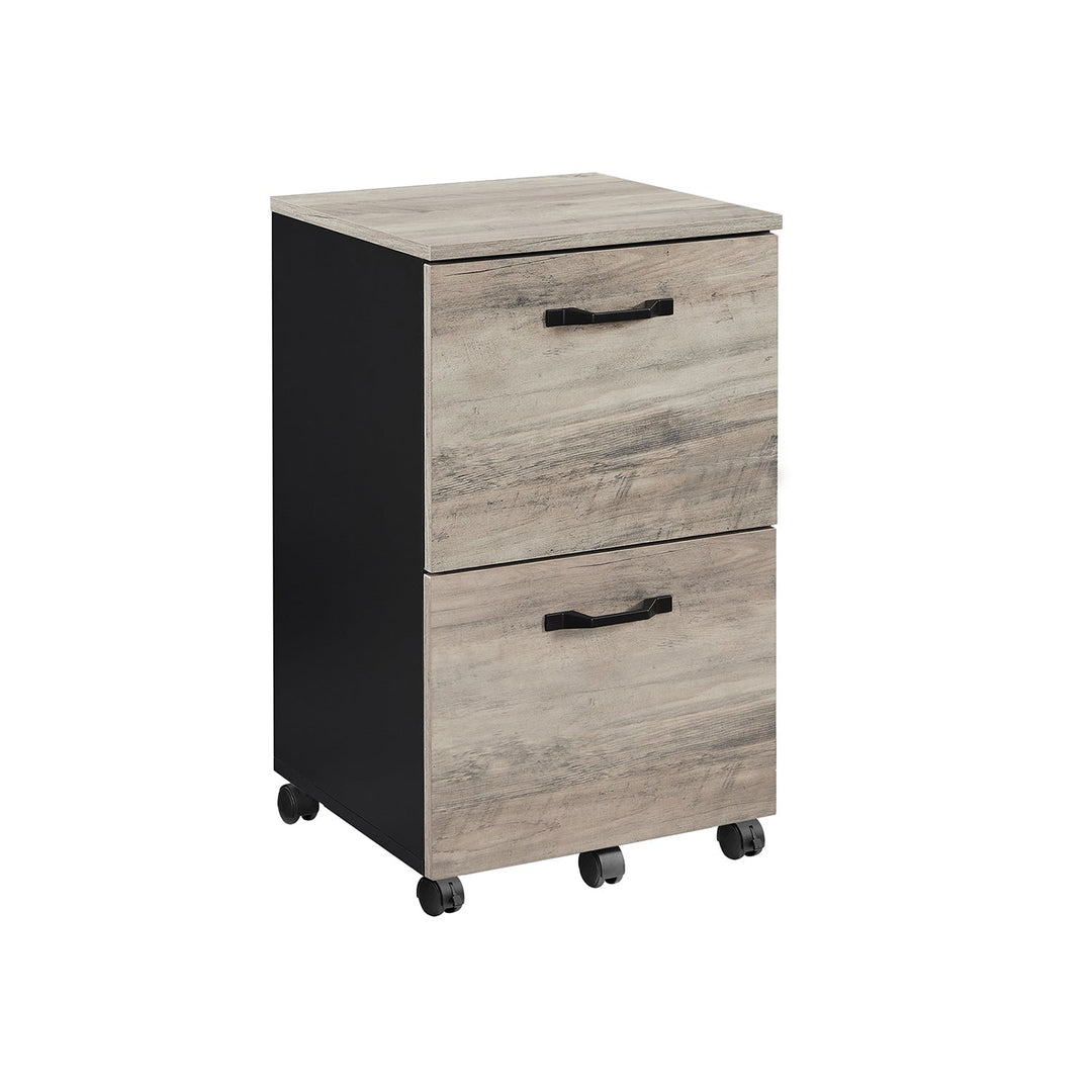 Rolling File Cabinet | Lockable Two Drawer Under Desk Storage
