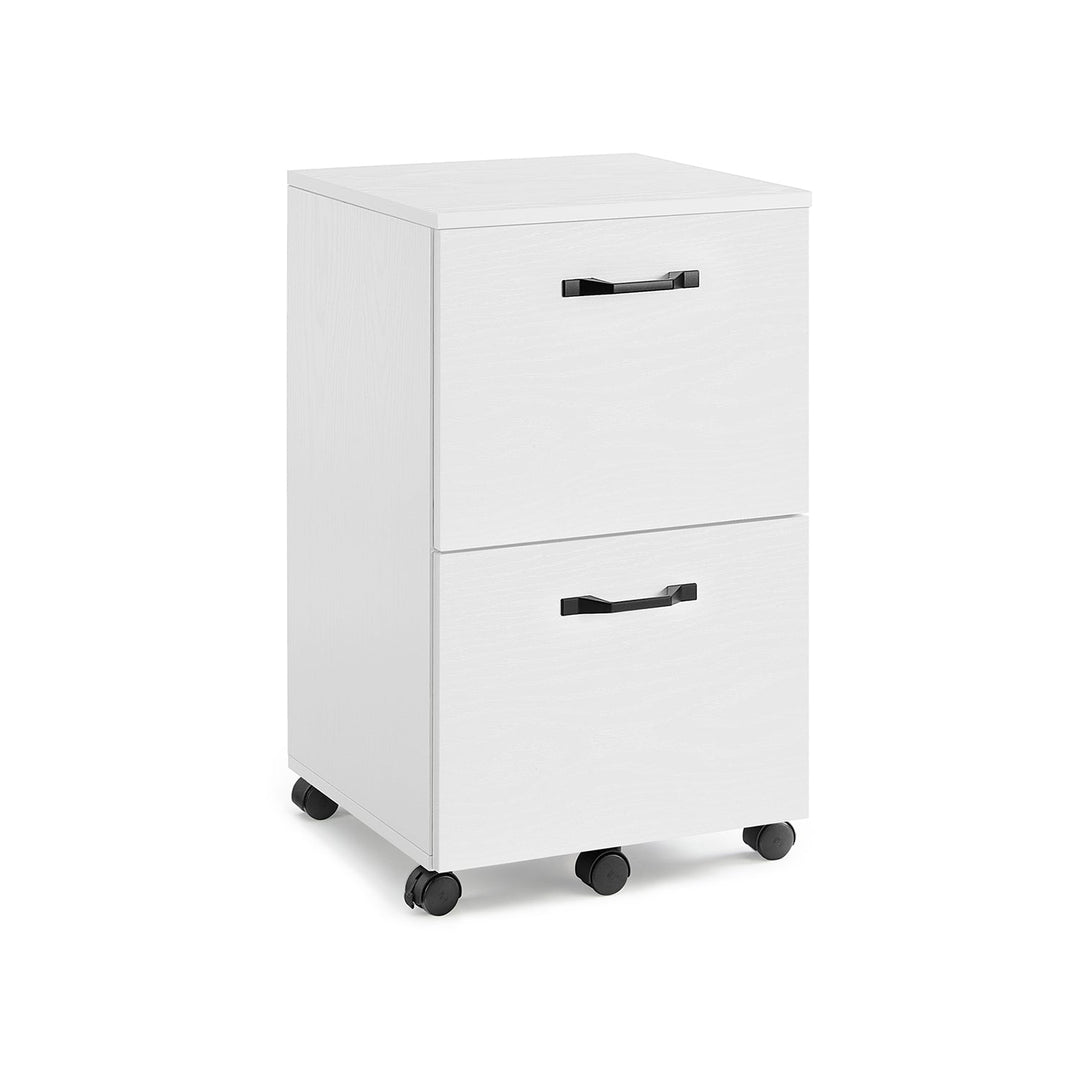 Rolling File Cabinet | Lockable Two Drawer Under Desk Storage