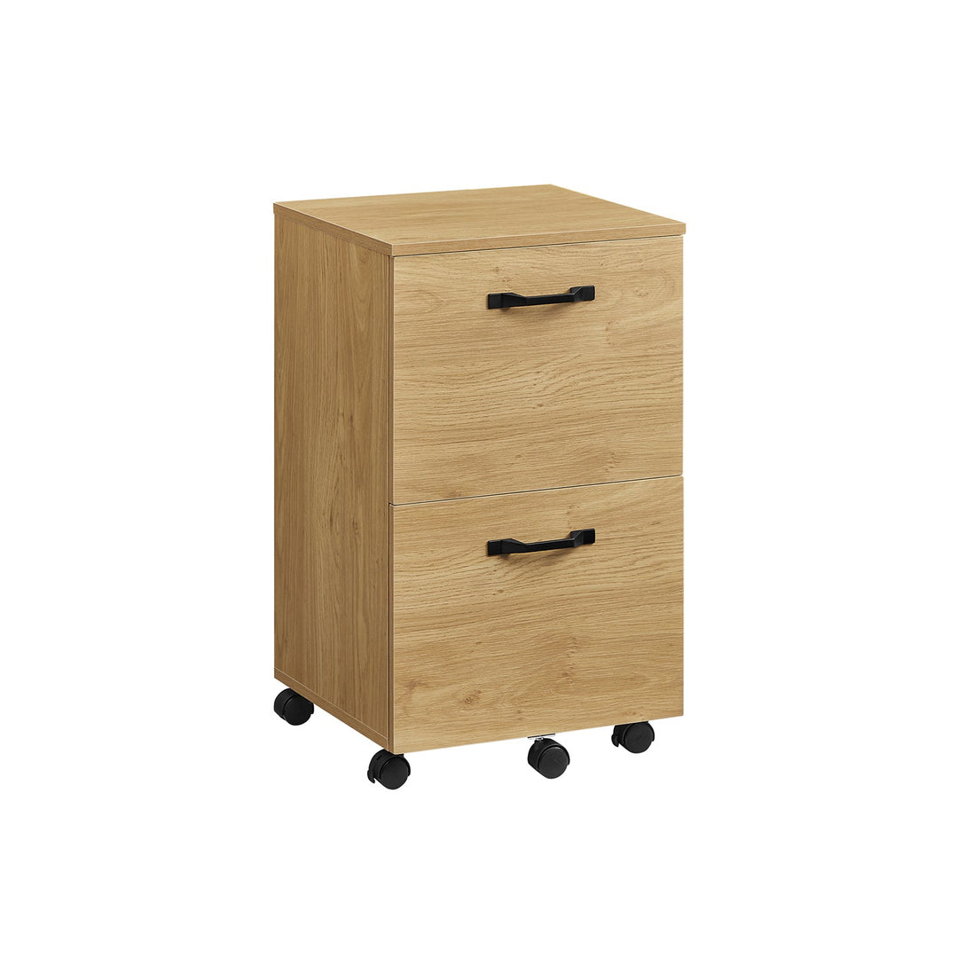 Rolling File Cabinet | Lockable Two Drawer Under Desk Storage