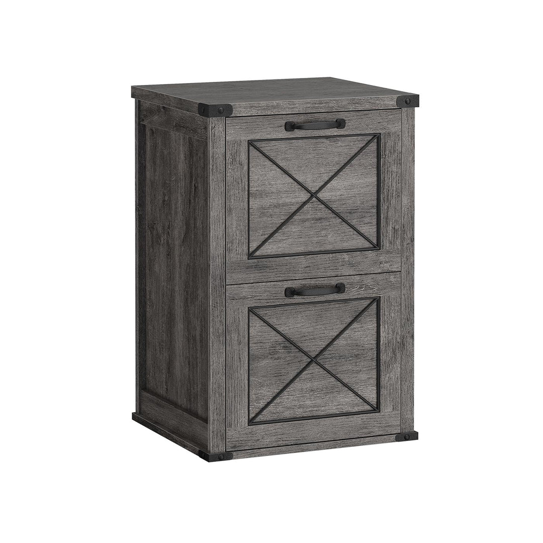 Farmhouse File Cabinet | Two Drawer Home Office Storage