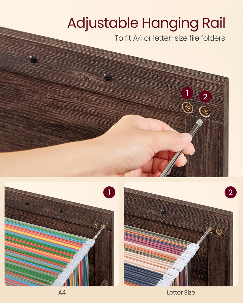Farmhouse File Cabinet | Two Drawer Home Office Storage