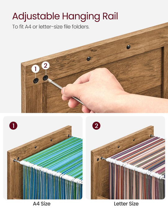 Farmhouse File Cabinet | Two Drawer Home Office Storage