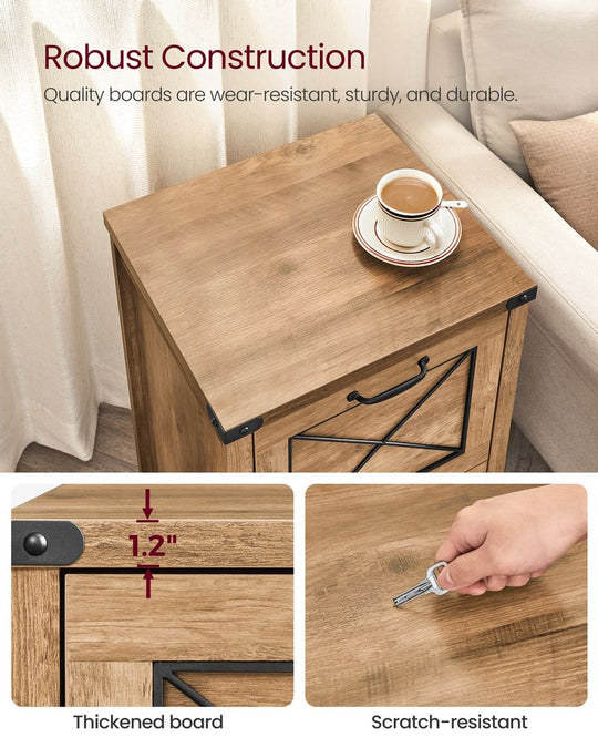 Farmhouse File Cabinet | Two Drawer Home Office Storage