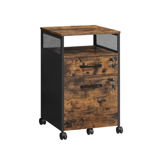 Mobile Filing Cabinet | Lockable Under-Desk Storage on Wheels