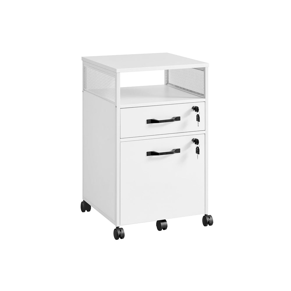 Mobile Filing Cabinet | Lockable Under-Desk Storage on Wheels