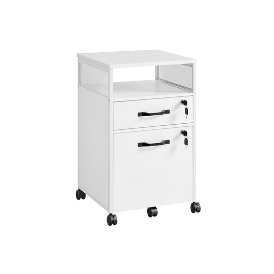 Mobile Filing Cabinet | Lockable Under-Desk Storage on Wheels