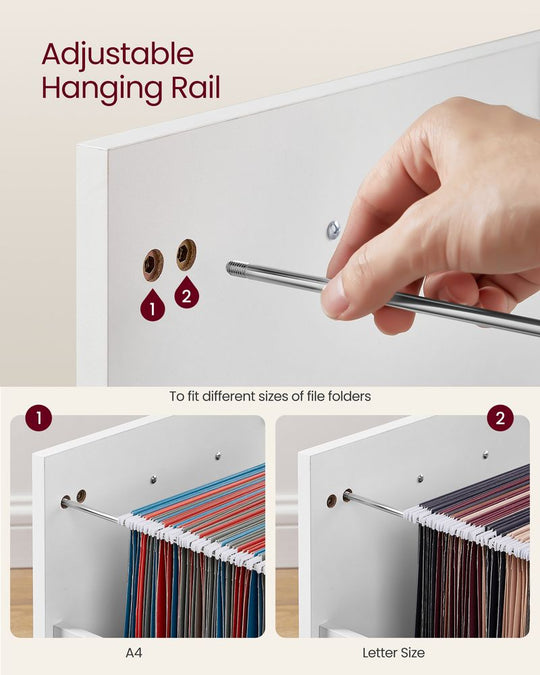 Mobile Filing Cabinet | Lockable Under-Desk Storage on Wheels